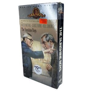 The Sunshine Boys VHS (1989) New and Sealed MGM George Burns Walter Matthau 1975